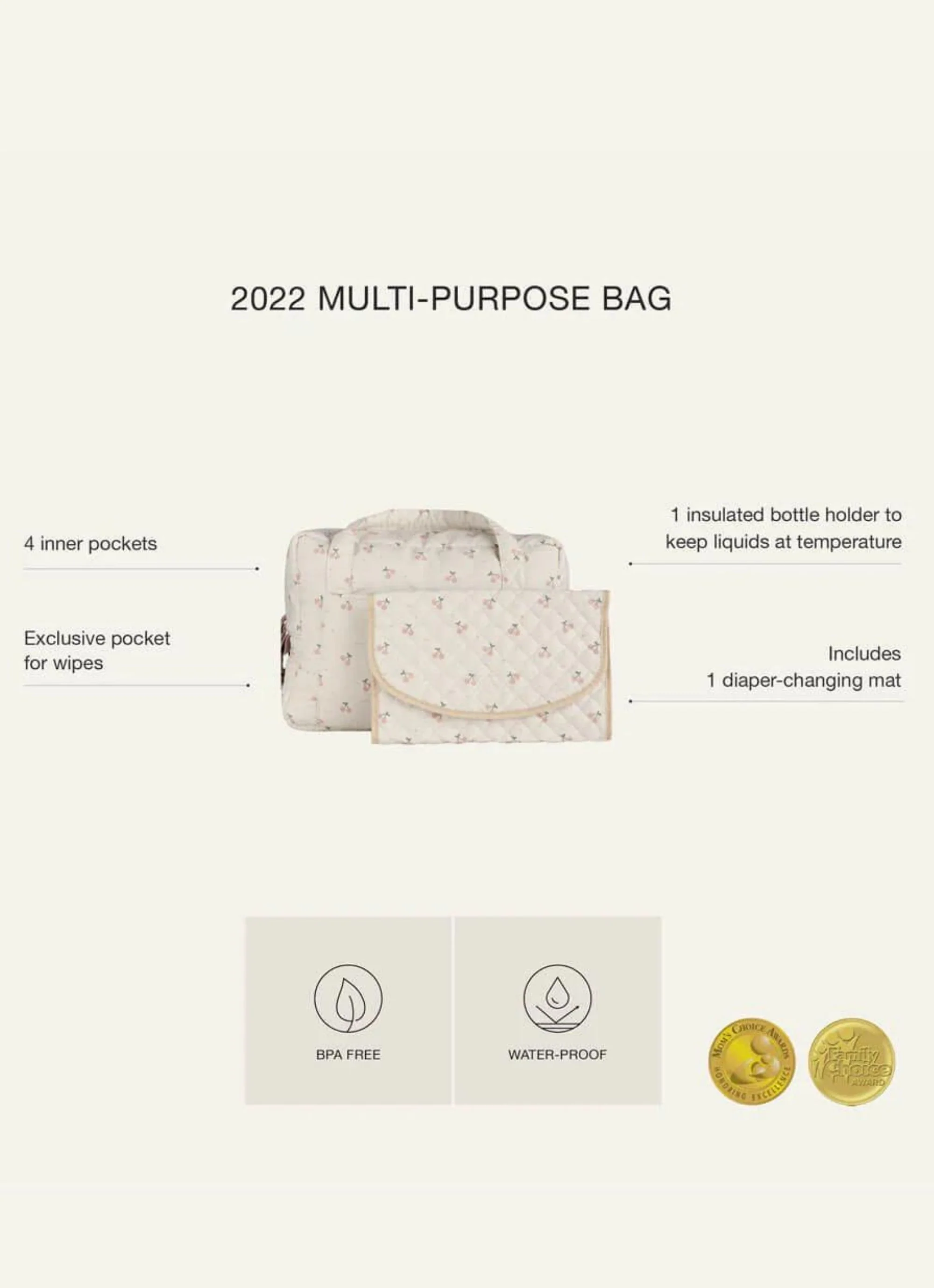 Multi Purpose Bag - Cherry - Image 9